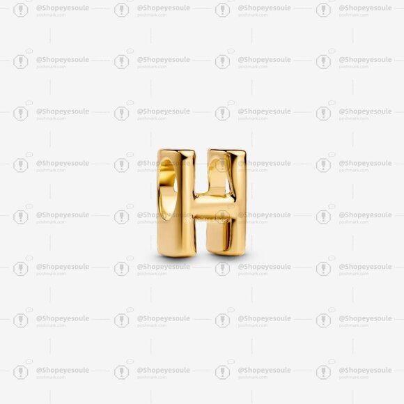 Pandora Letter H Alphabet Charm - Picture 1 of 5